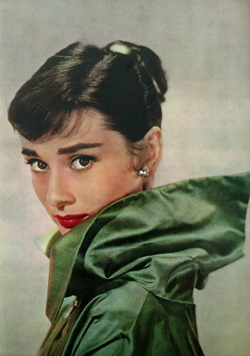 Studio Portrait of Audrey Hepburn