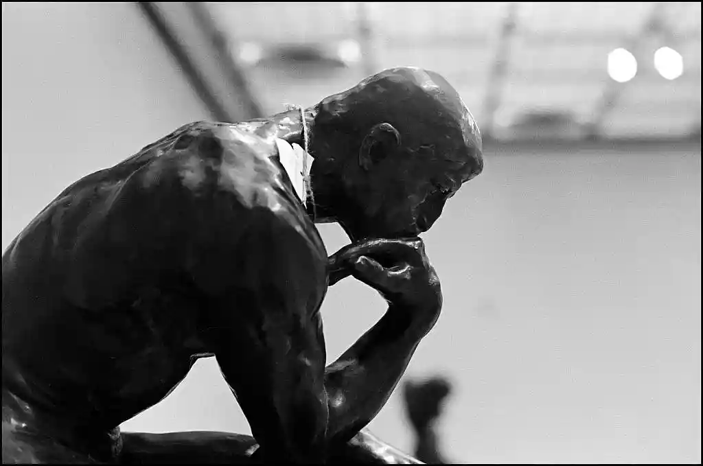 rodin's statue of the thinker